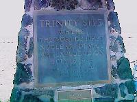 Trinity, ground zero